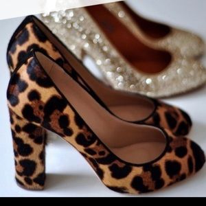 J. Crew Collection Etta Calf-Hair Pumps